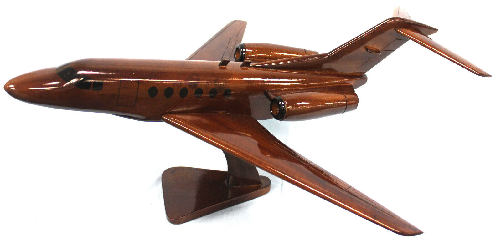 Citation X Citation 10 Wooden Model Airplane Mahogany-W- Personalized Plaque