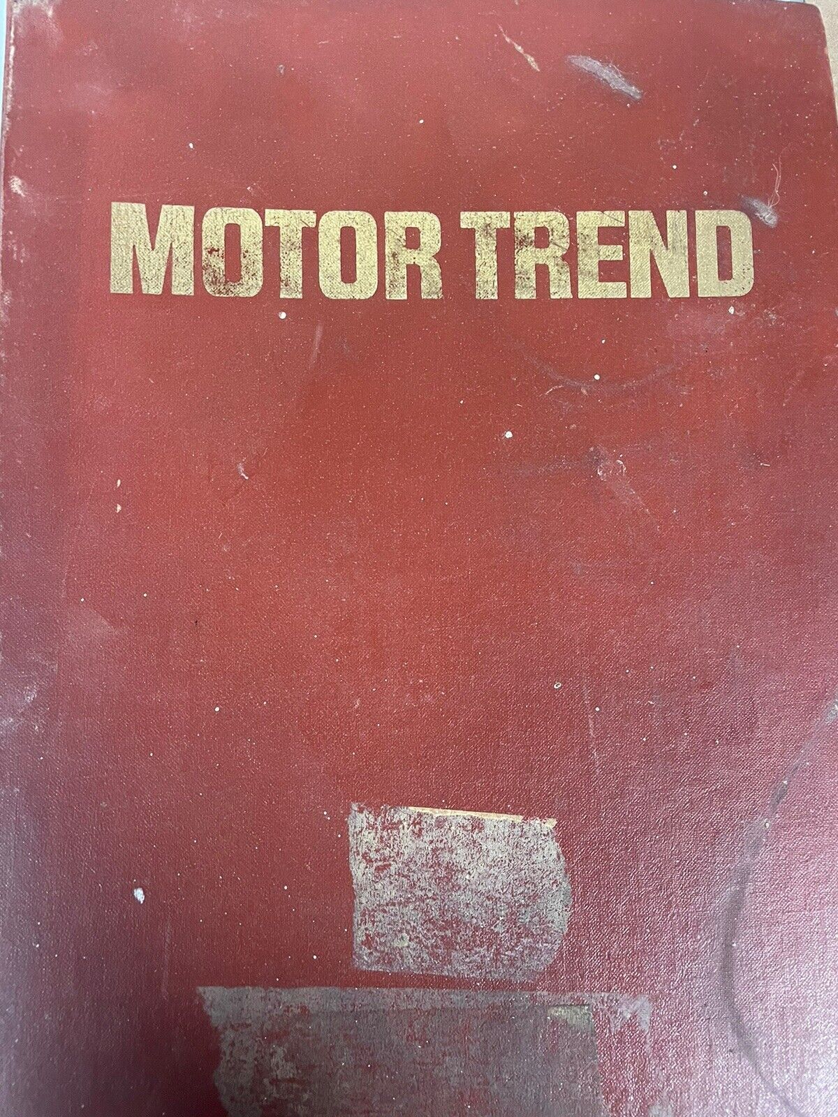 Vintage Motor Trend Magazines Complete Year 1969 -70 With Binder Used