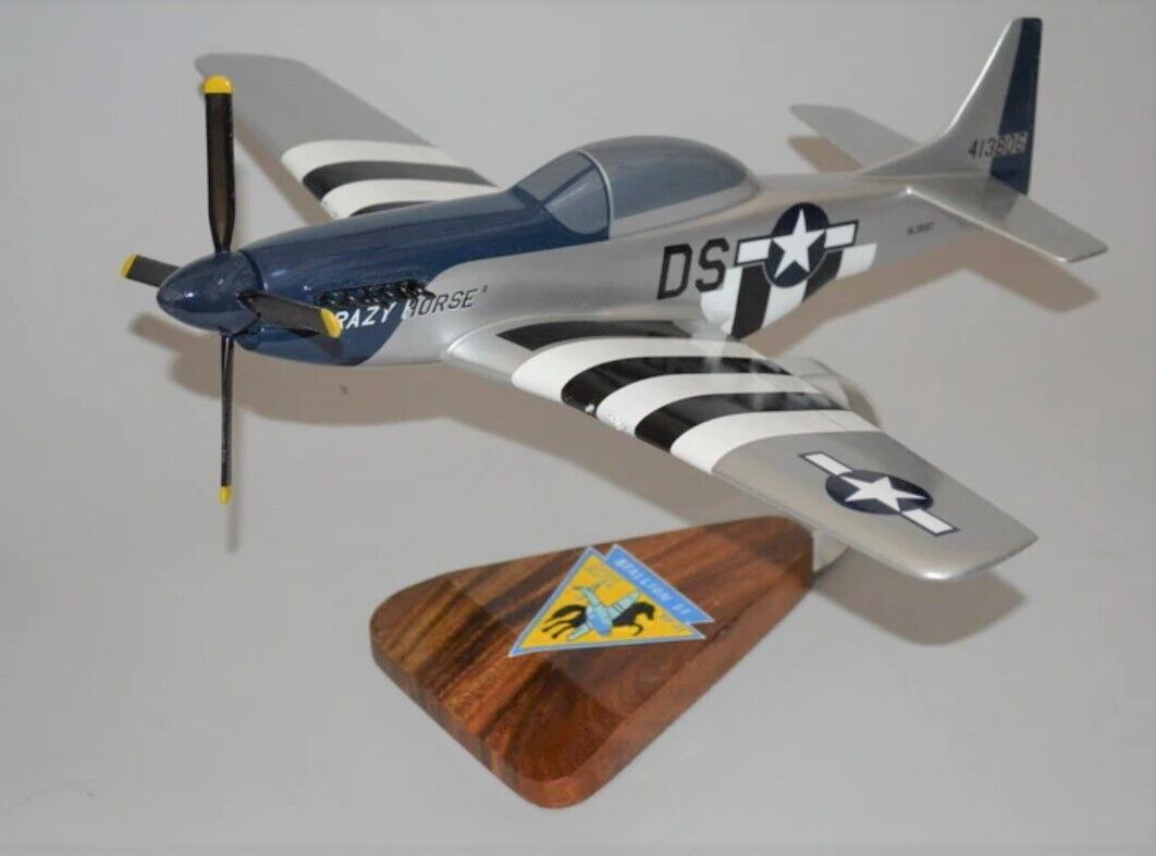 USAF North American B-51 Mustang Crazy Horse Desk Top WW2 Model 1/24 SC Airplane