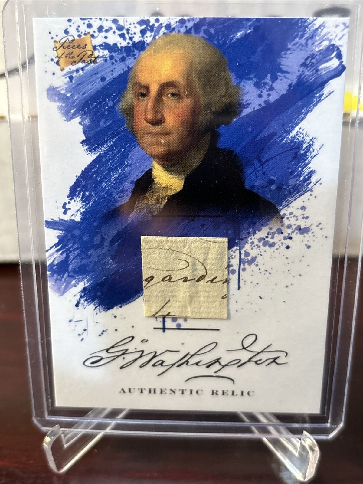George Washington POTP-8 2023 Pieces Of The Past 7 Year Authentic Relic Card