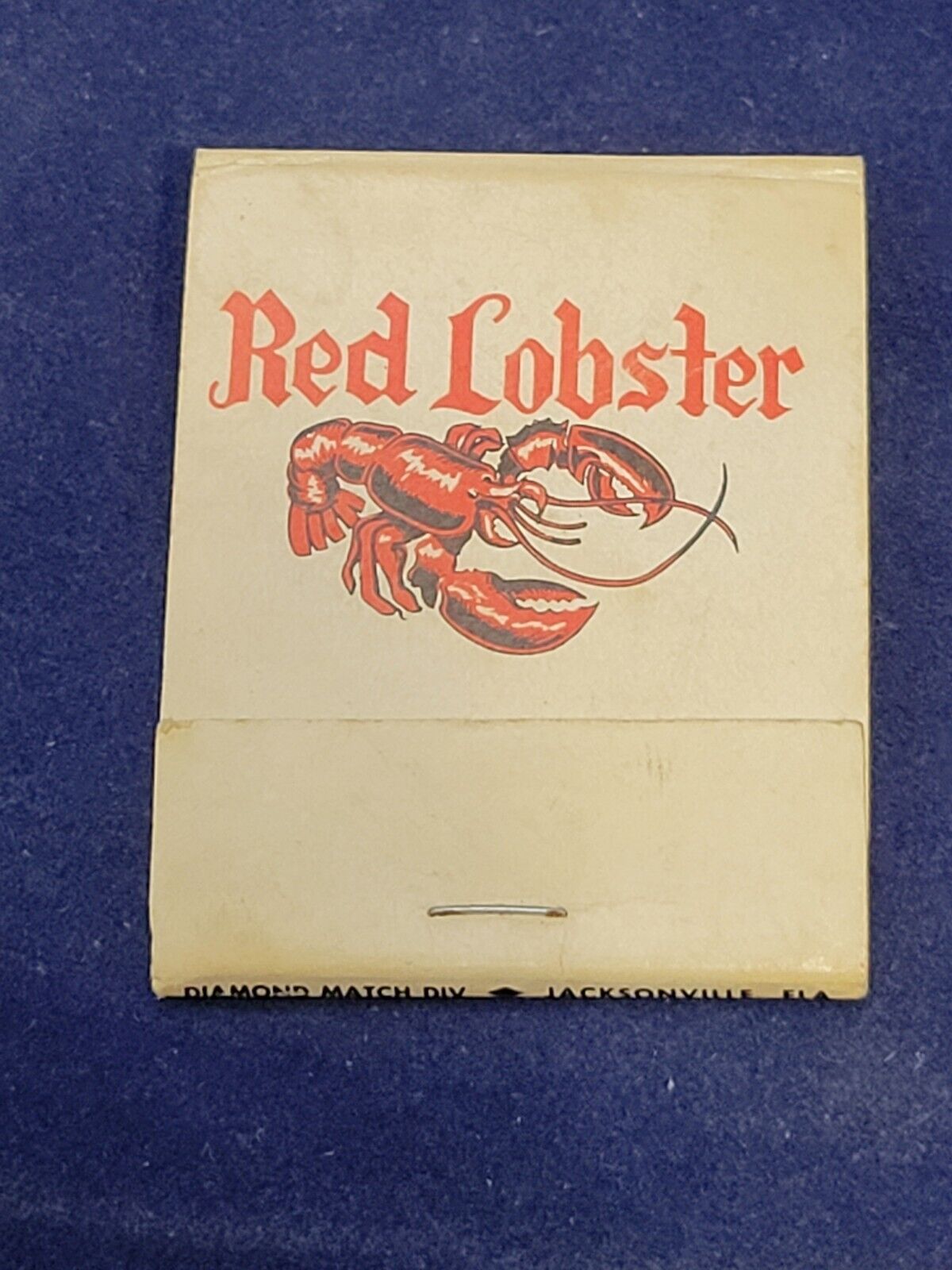 VINTAGE Red Lobster Restaurants Nostalgic - Diamond Match Matchbook