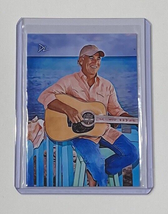 Jimmy Buffett Limited Edition Artist Signed “American Icon” Trading Card 3/10