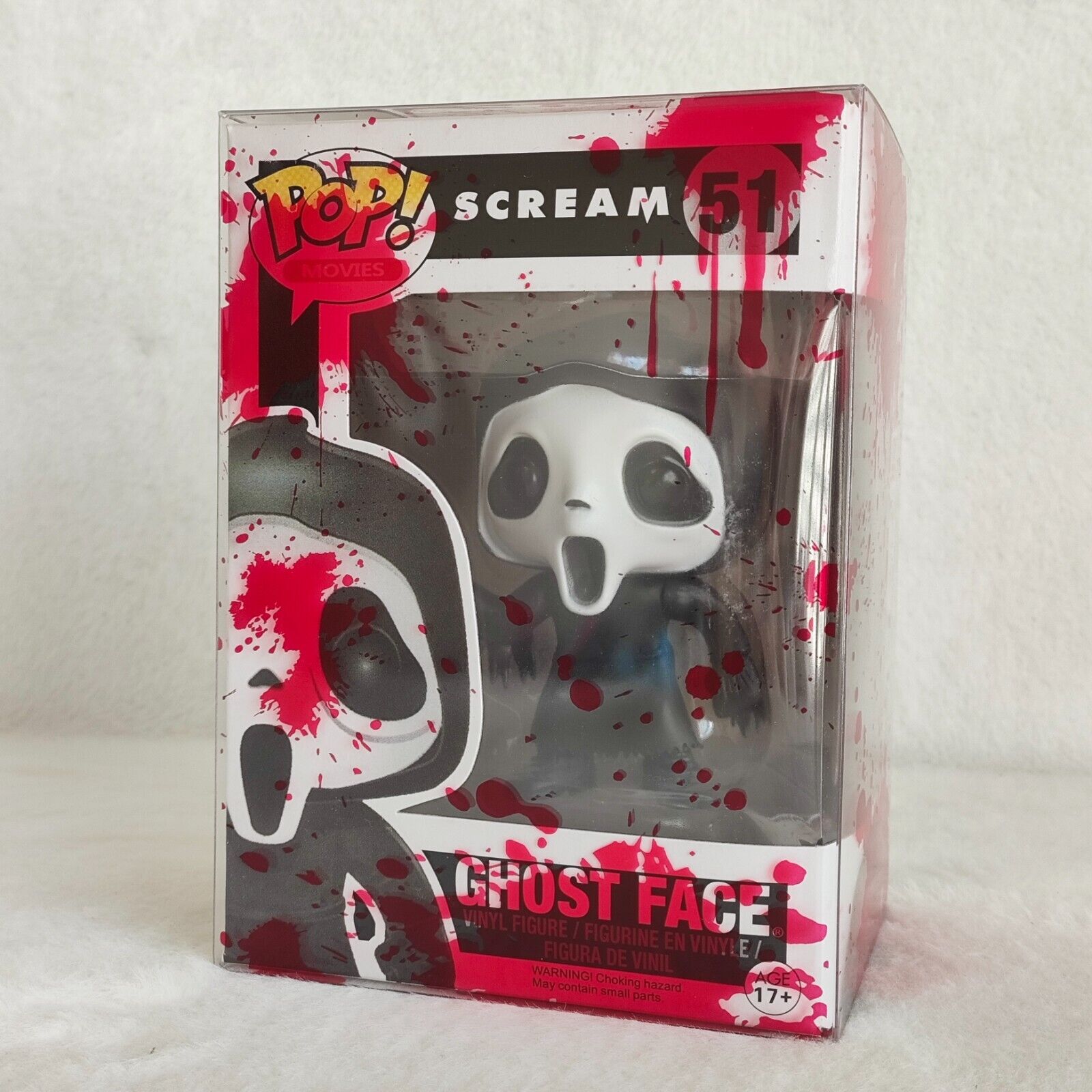 Funko Pop Vinyl: Scream - Ghost Face #51 w/ Blood Splatter Protector