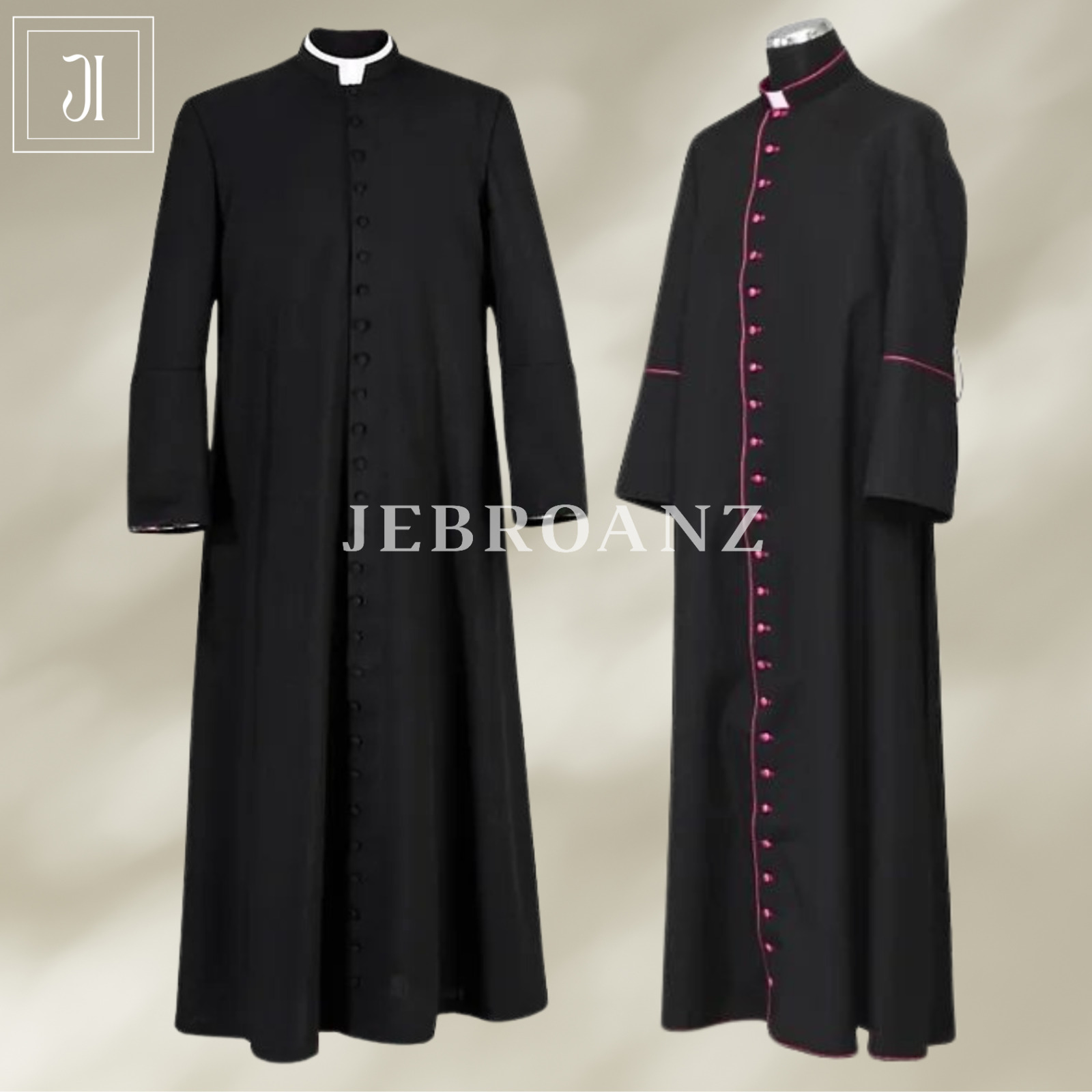 United Kingdom Roman Vestment Cassock Tropic Wool Coat - Catholic Bishop Clergy