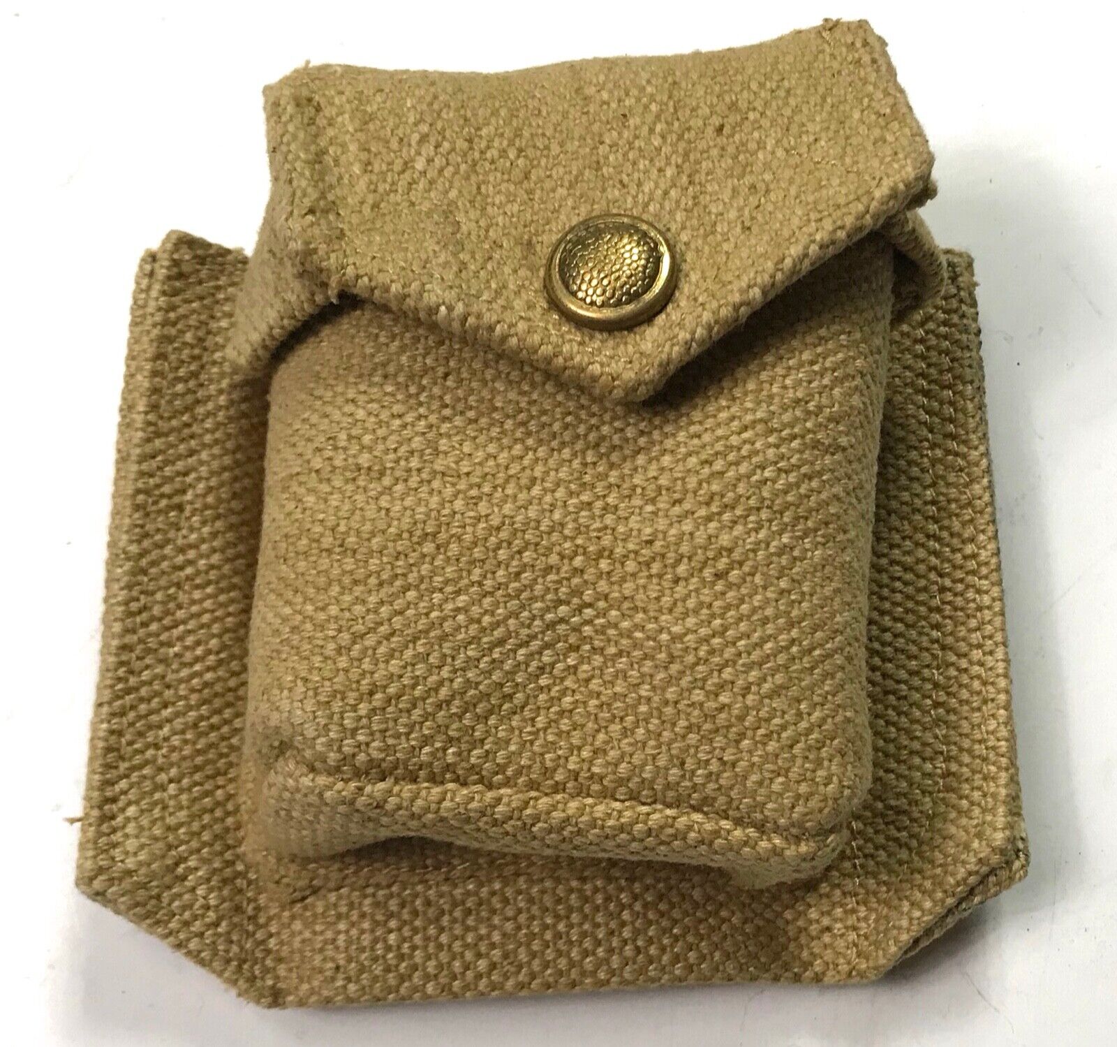 BRITISH WWII P1937 WEBELEY PISTOL REVOLVER WEB AMMO POUCH