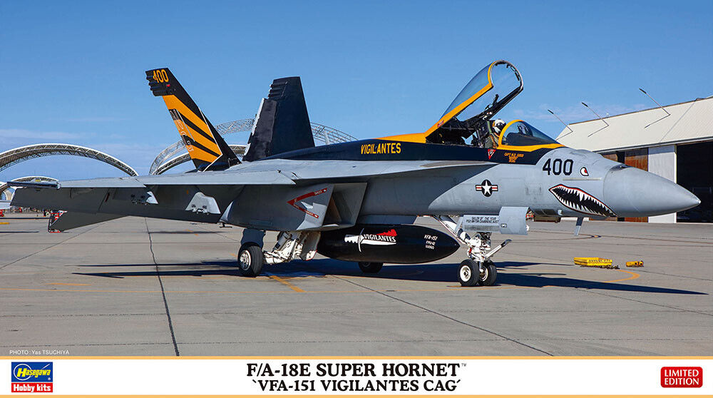 Hasegawa 1/72 F/A-18E Super Hornet 'VFA-151 Vigilantes CAG'	 Limited Edition