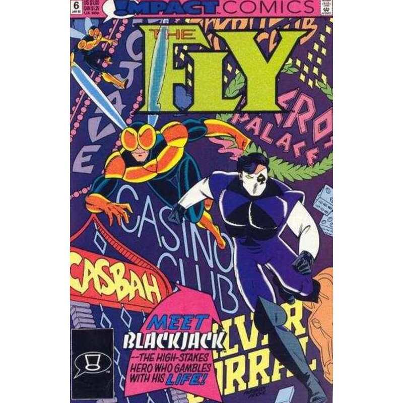 Fly (1991 series) #6 in Near Mint minus condition. DC comics [a: