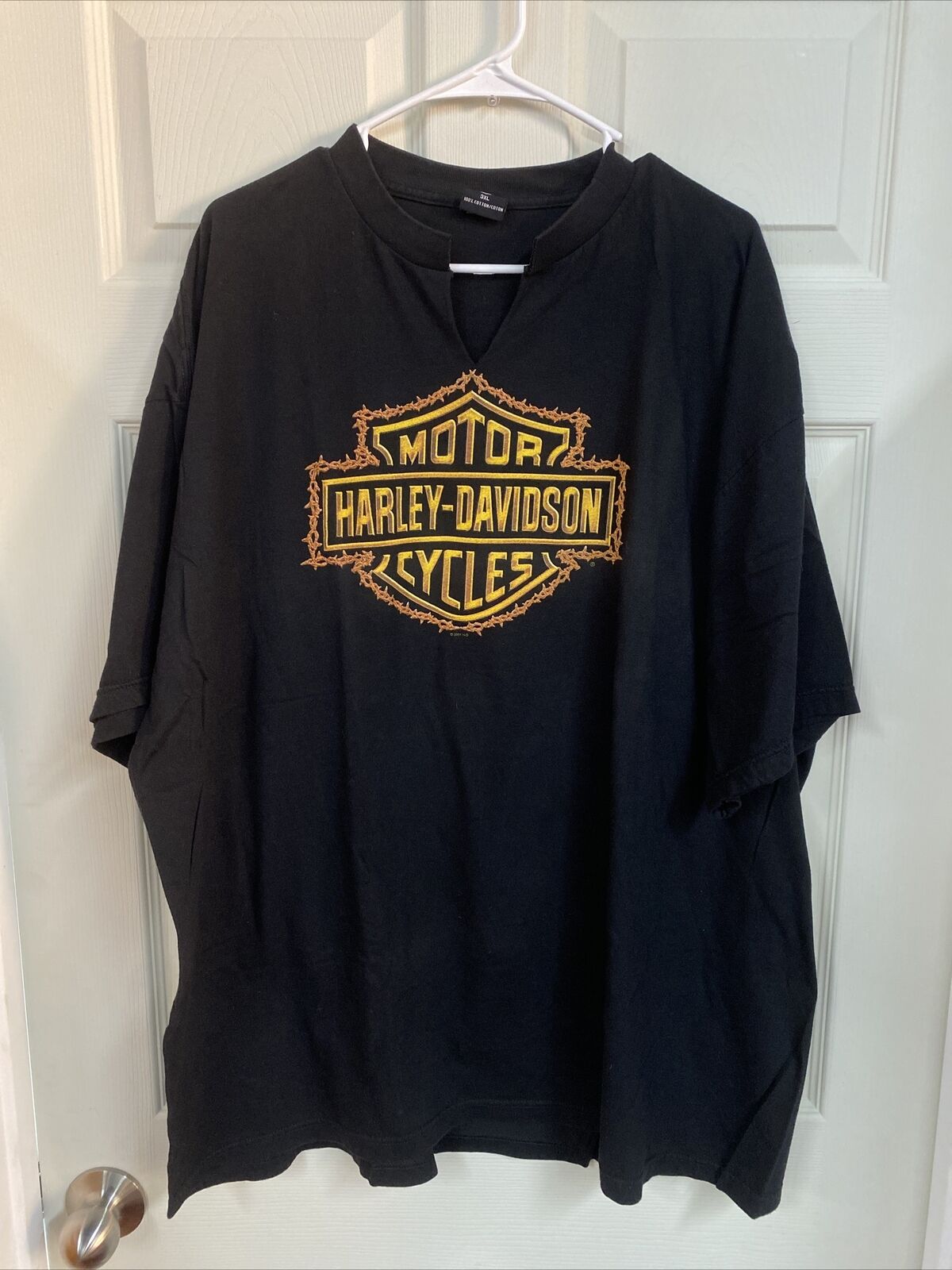 Vintage Harley Davidson MotorCycles Black T-Shirt Size 3XL Cape Cod Cycle Center