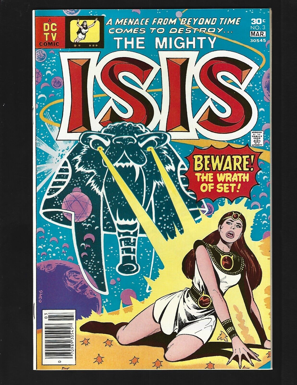 Isis #3 (1976 Series) VF Vosburg Colletta 1st Set Cindy Lee Based on TV Show