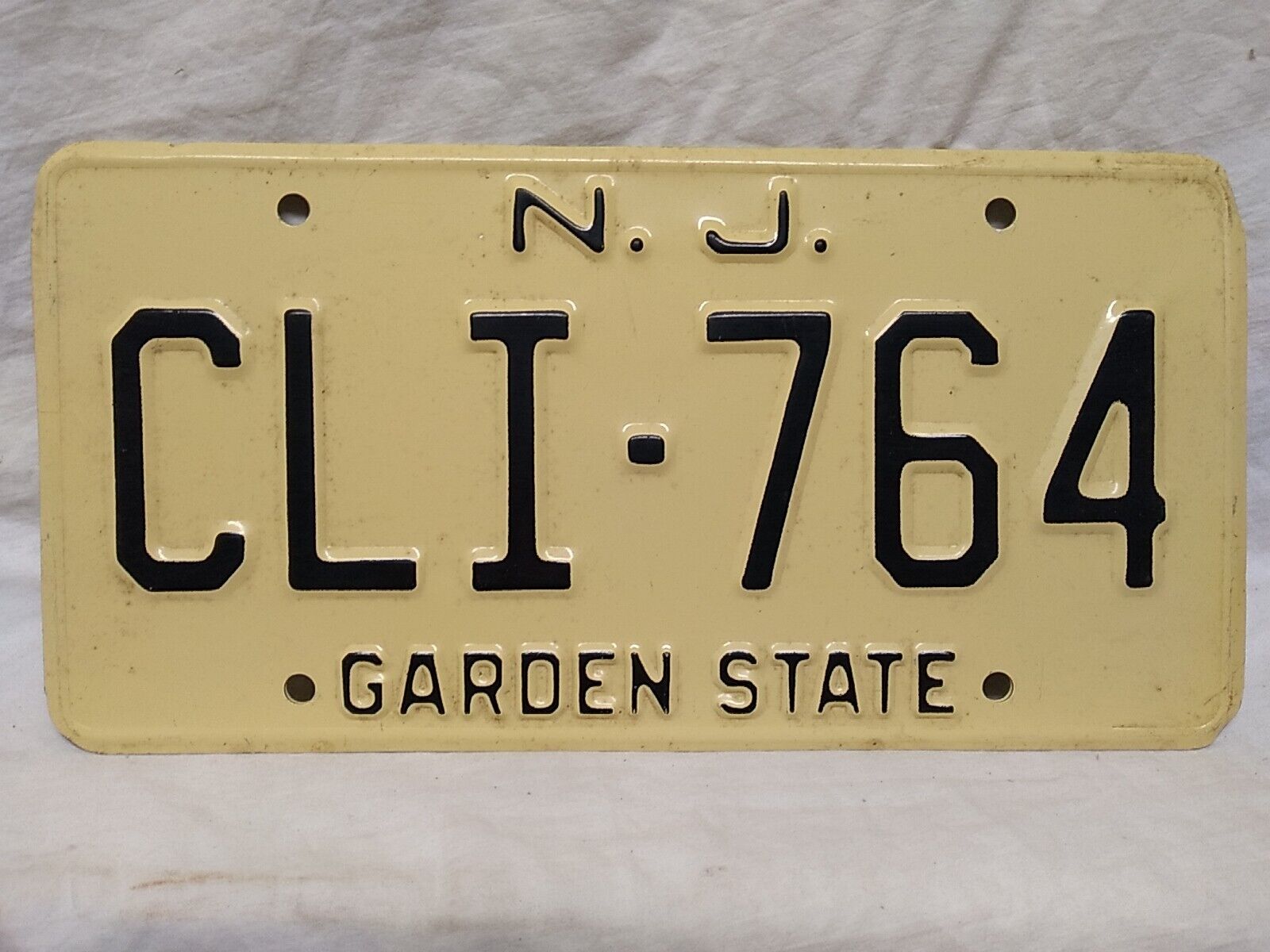 New Jersey The Garden State License Plate 1960 - 1970
