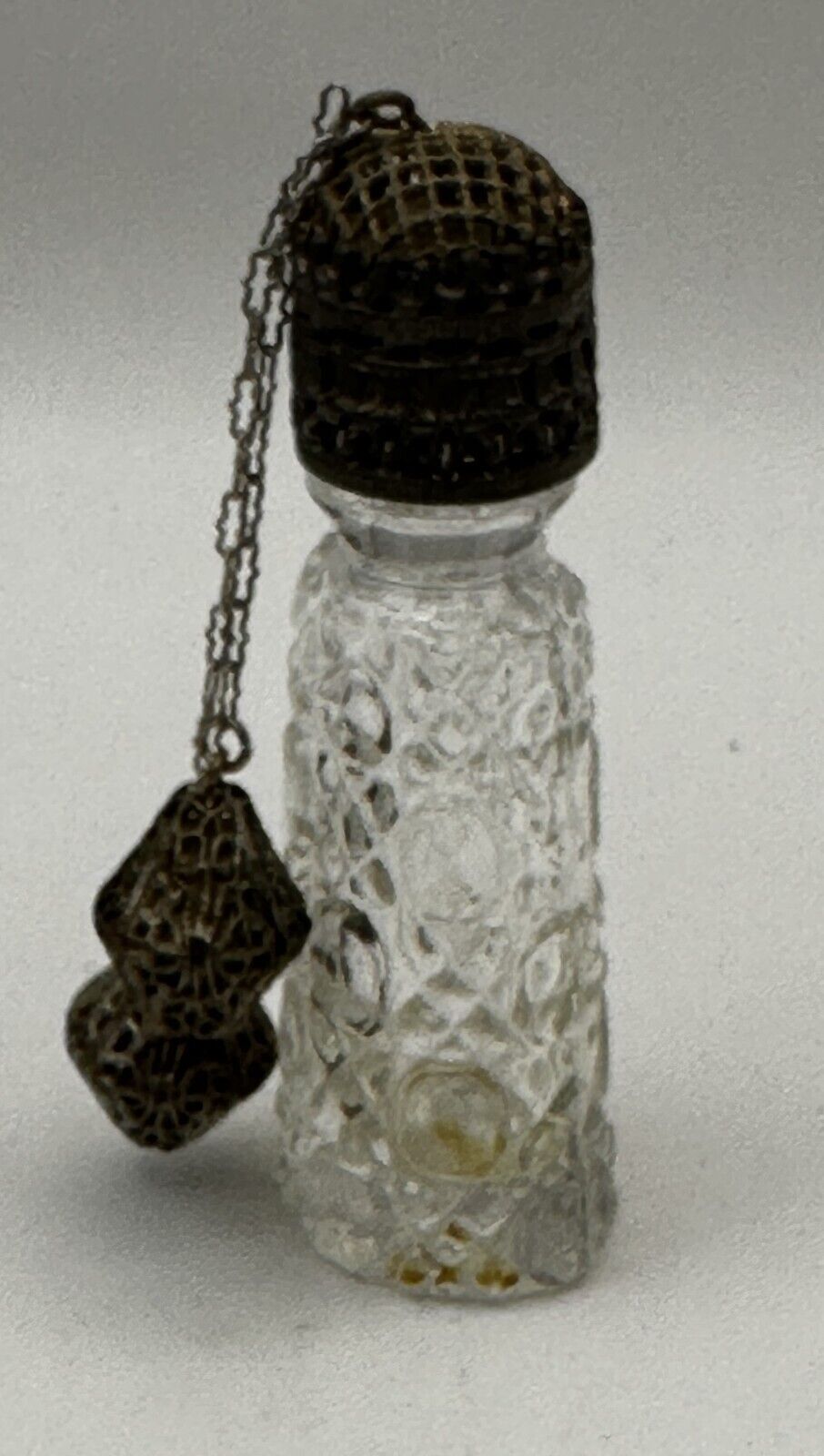 Vintage Irice Perfume Bottle Dangle Czech 1930\'s