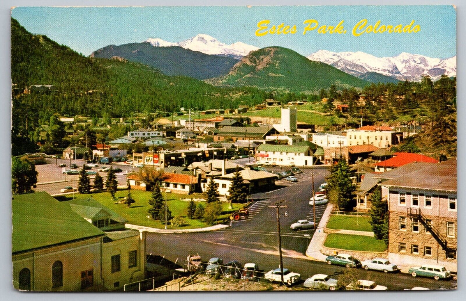 Estes Park, 1970 Colorado Vintage Postcard