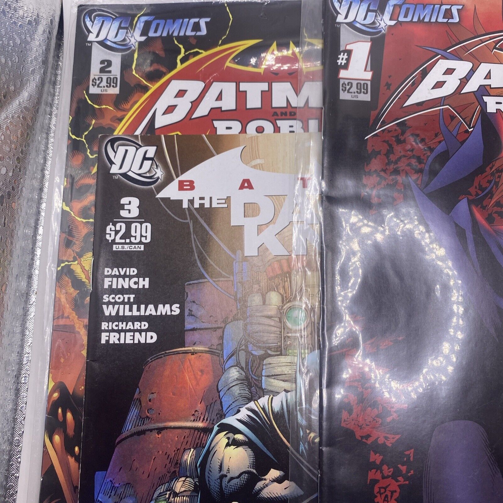 DC Comits Batman And Robin #1-2 And Batman The Dark Knight #3  Comic books 