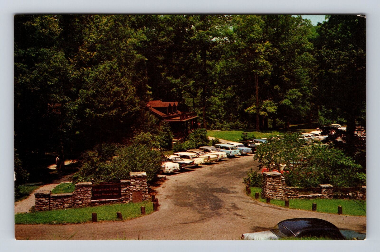 Olive Hill KY-Kentucky, Carter Cave State Park, Antique, Vintage c1965 Postcard