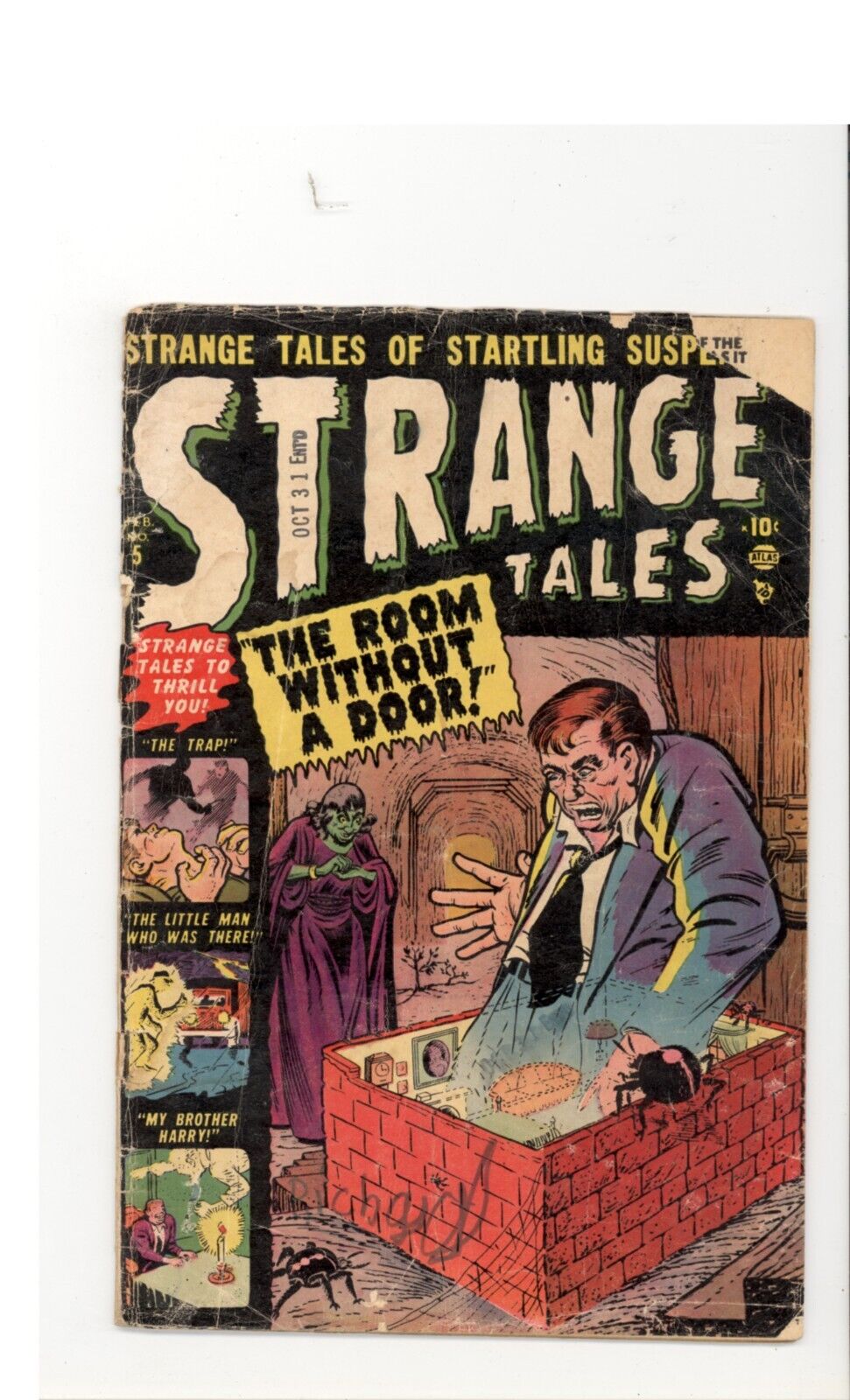 Strange Tales 5 G+ Good+ Pre-Code Horror 1952