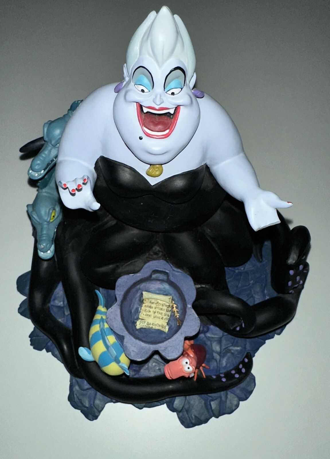 Disney Little Mermaid Ursula Sculpture, Missing The Mini Snowglobe