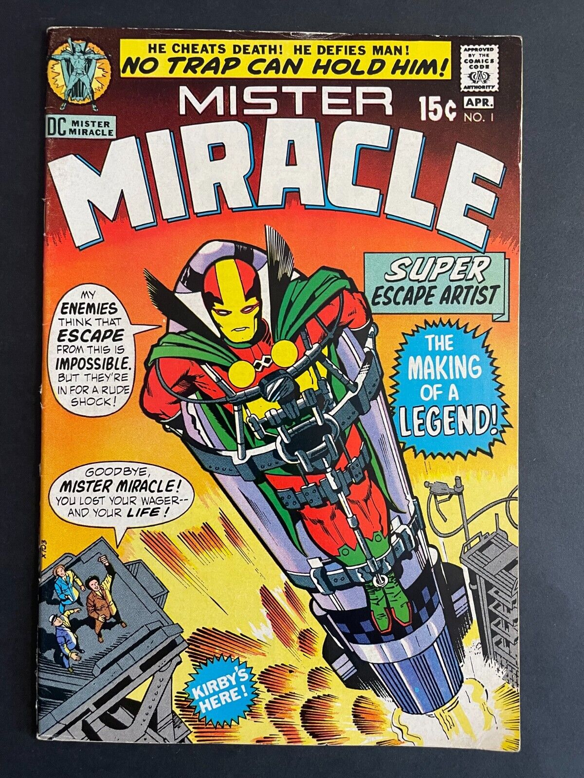 Mister Miracle #1 - DC 1971 Comics 1st App. Mr. Miracle Jack Kirby