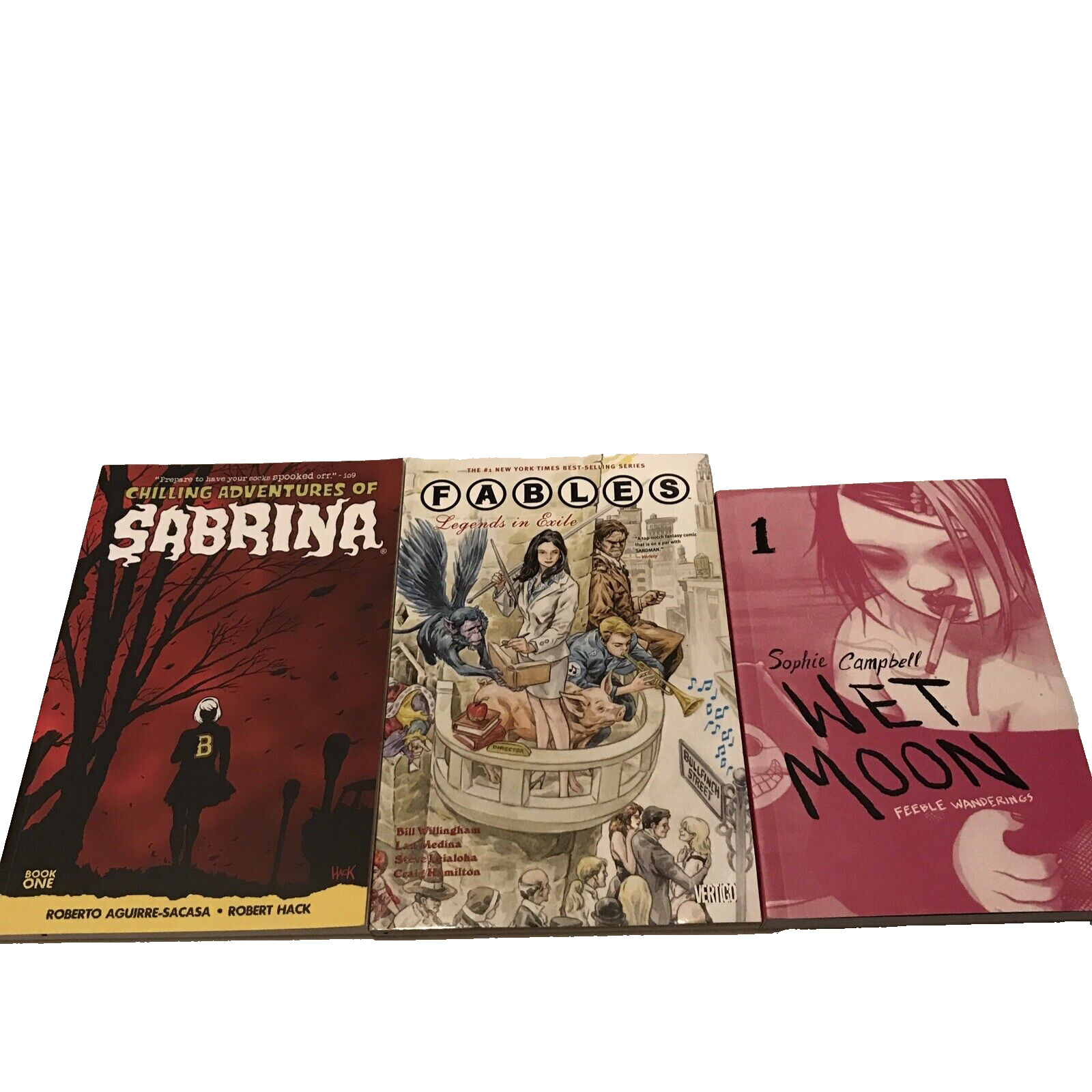 Wet Moon Vol. 1 : Feeble Wanderings P& Chilling Adventures Of Sabrina , Fables