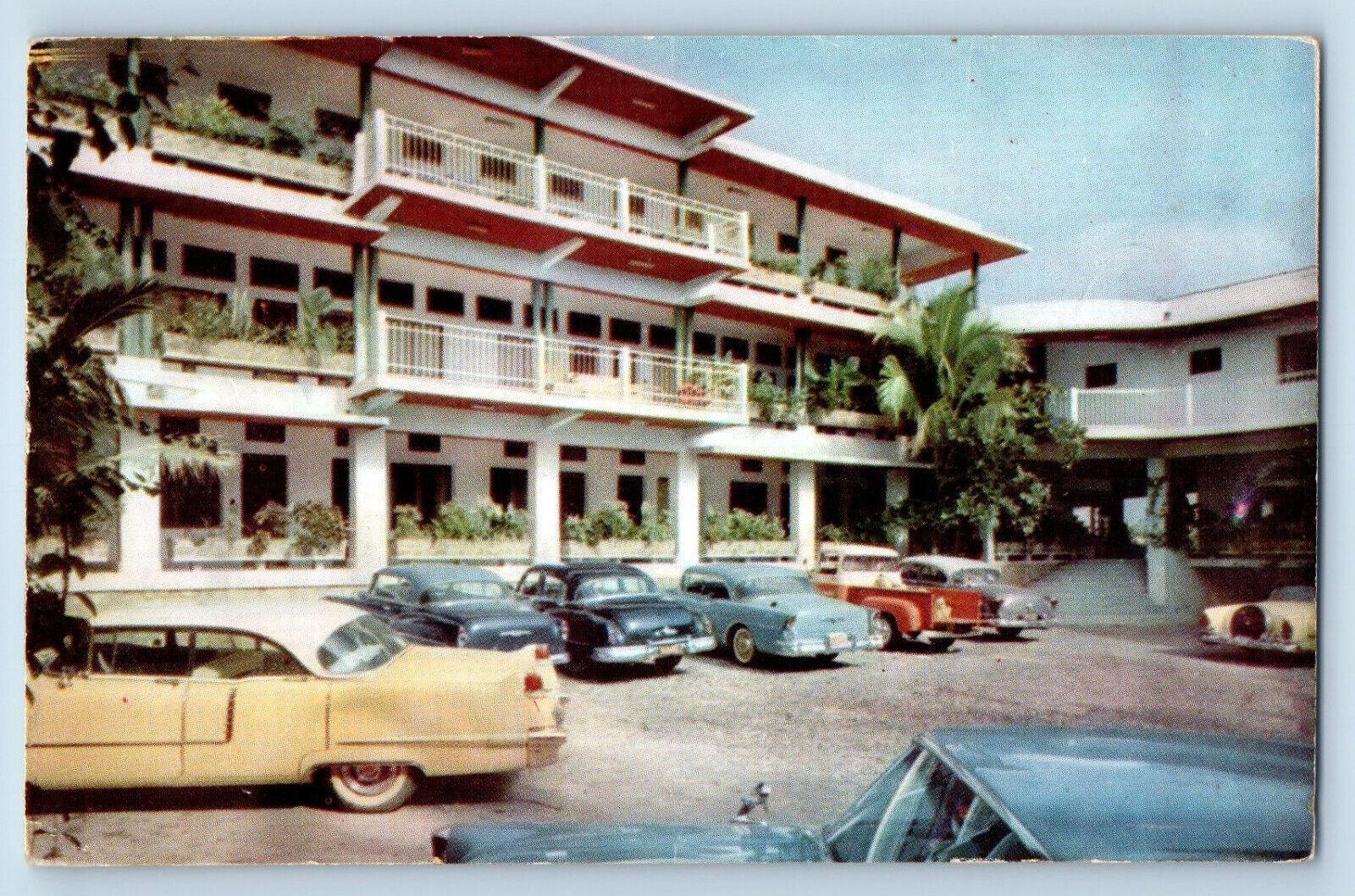 Acapulco Guerrero Mexico Postcard Hotel Del Monte c1950's Unposted Vintage