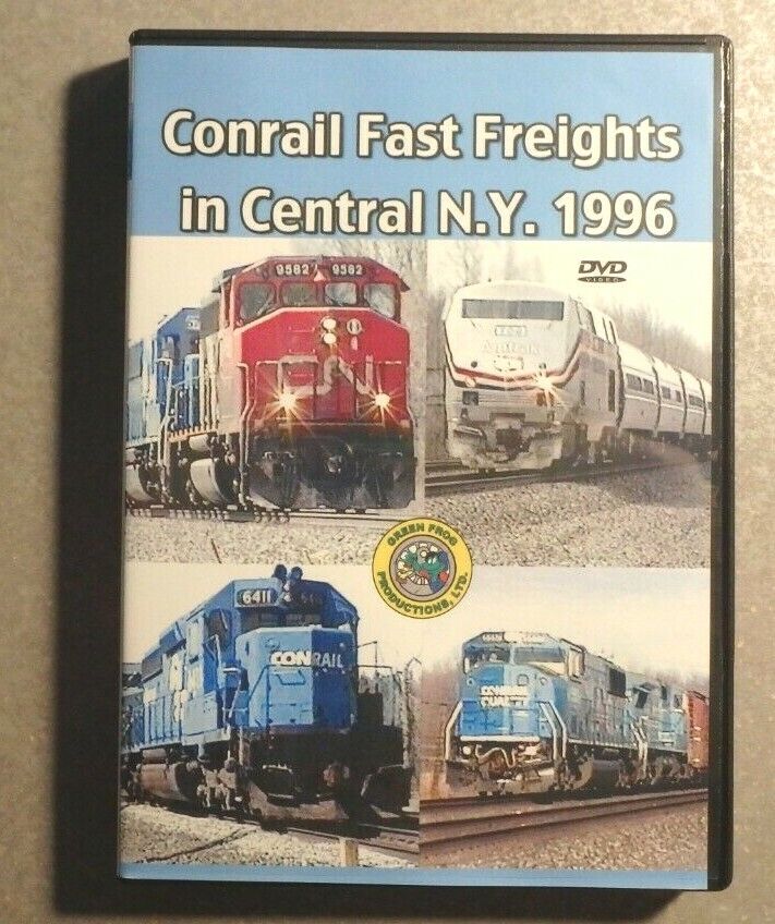 20530dvd-Conrail Fast Freights Central NY 1996
