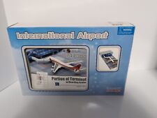 DRAGON WINGS 747-300 Angola airlines W/ TERMINAL AND BOARDING BRIDGE 1:400 NOB picture