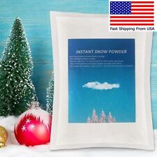 Snow Flocking Powder, 6oz Self-Adhesive White Fake Snow Flock for Christmas Tree picture