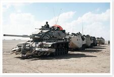 M60A1 Tank Mine Clearing Rollers And Plow Operation Desert Storm 8 x 12 Photo picture