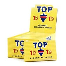 AUHTENTIC 11/2 Top Fine Gummed Cigarette Rolling Papers 24 Booklets picture