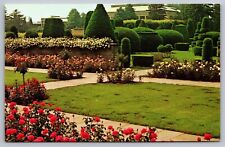 Rose and Topiary Gardens Longwood Gardens-Kennett Square PA Vintage Postcard picture