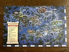 2011 Busch Gardens Williamsburg Christmas Town Theme Park Map / Poster 11x16 picture