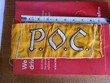 VINTAGE  1960s P.O.C. BEER Jacket DRIVERS Back PATCH  NOS Cleveland picture