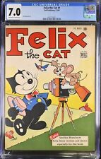 Felix the Cat (1948) #1 CGC FN/VF 7.0 Off White to White Toby 1948 picture