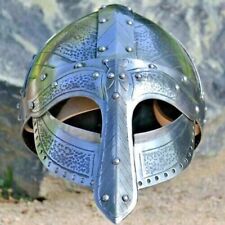 16 Gauge Medieval Norman Viking Armor Knight Helmet Spectacles Limited Edition picture