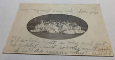 Very Old Girls Tennis Team Postcard To Elkton Kentucky Ky 1906 picture