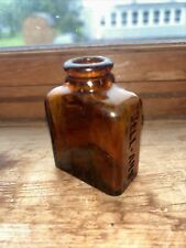 Vintage BELL-ANS Dark Amber Drug Medicine Bottle BELL & CO Orangeburg NY picture