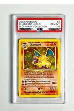 2002 Pokemon PSA 10 GEM MINT Charizard holo Legendary Collection - Pop 14 - (T) picture