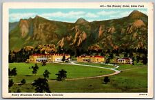 Estes Park Colorado 1940s Postcard The Stanley Hotel  picture