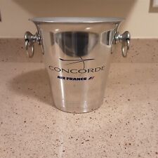 Vintage Air France Concorde Aluminum Ice Bucket Extremely Rare picture