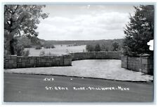 c1940's St. Croix River Stillwater Minnesota MN RPPC Photo Vintage Postcard picture