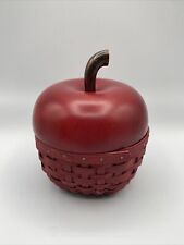 Rare Longaberger 2007 Collectors Club Red Apple Basket - Highly Collectible picture