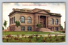 Superior WI-Wisconsin, Carnegie Library Building, Antique, Vintage Postcard picture