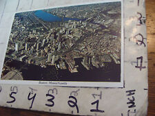 Kennett Neily Postcard: 1983 BOSTON Mass AERIAL VIEW v cool unused picture