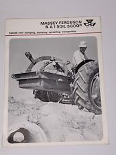 Original Vintage MASSEY FERGUSON N A 1 SOIL SCOOP Brochure 83 picture