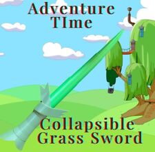 24’ Grass Sword Retractable Adventure Time Anime Cosplay  3D Printed picture