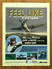 Microsoft Combat Flight Simulator 2 PC 2000 Print Ad/Poster WWII Hellcat Pacific picture