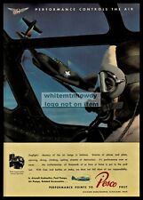 1943 WWII REPUBLIC P-47 Thunderbolt Pilot Cockpit Close-up Pesco Aviation AD picture