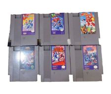 Mega Man 1 2 3 4 5 6 NES games lot picture