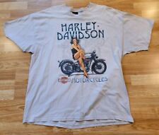 Harley Davidson Men's XXL Pin Up T- Shirt New River Cobra Helicopter 2XL picture