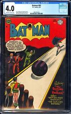 DC Batman #83 CGC 4.0 Off-White to White Pages 1954 - Bowling Ball Cover picture