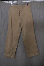 Vtg WWII Early War USMC US Marines Khaki Camel Chinos Pants Trousers 29 W x 29 L picture